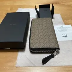 美品/DUNHILL ダンヒル ラウンドファスナー 長財布　希少カラー
