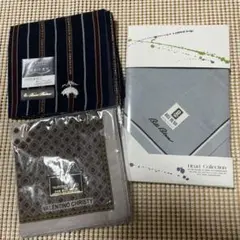 ブランド日本製綿100% ハンカチ3枚セット