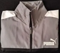 PUMA ジップアップジャケット グレー・ブラック