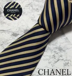 極美品 CHANEL ネクタイ レジメンタル