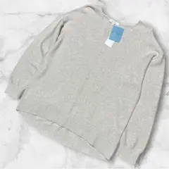 新品未使用　グローバルワーク　スッキレイVネックプルオーバー　ベージュ系