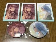 プロセカ グリッター缶バッジ2点 エピカ3点 日野森雫 はぐ