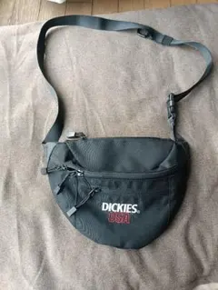 DICKIES ブラックショルダーバッグ
