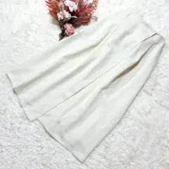 【DoneeYu】美品 ヤマトドレス バックゴム ラップ風フレアスカート︎︎◌M相当のサムネイル