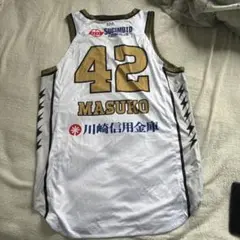 益子拓己　川崎ブレイブサンダース　バスケット　ユニフォーム 42 MASUKO