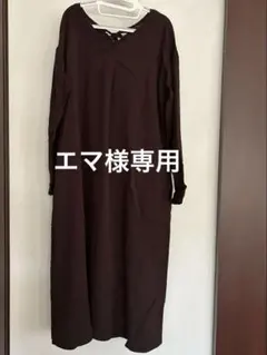 studio CLIP レーヨン混バックリボンワンピース