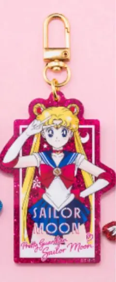 セーラームーン グリッターアクリルキーホルダー