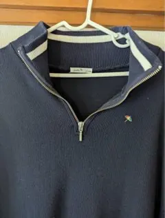 【匿名配送】ネイビー ハーフジップ セーター アーノルドパーマー