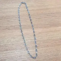 PLST プラステ　シルバー ナローチェーンネックレス