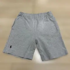 ラルフローレン ロゴ付きグレー ハーフパンツ 90cm