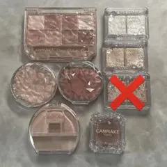 CANMAKE アイシャドウ・チーク・ハイライト色々（試し塗りのみの美品あり）