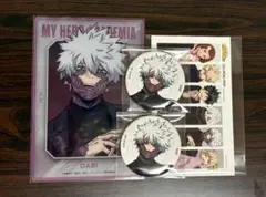 ヒロアカ ベースヤードトーキョー 荼毘 缶バッジ クリアアクリルカード