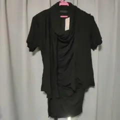 civarize V系 カーディガン ロック ドレープ レイヤードロング1 j