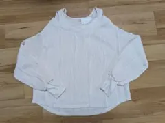 【値下げしました】ホワイト バルーンスリーブ シャツ M