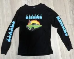 XLARGE ロンTシャツ グラフィックプリント ブラック