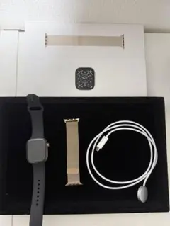 Apple Watch Series11(セルラー)46mm ゴールドチタニウム