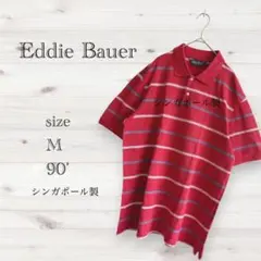 Eddie Bauer ポロシャツ M ゴルフ90’sシンガポール製 ビンテージのサムネイル