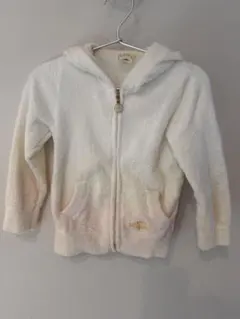 piqué フリースパーカー XS ホワイト