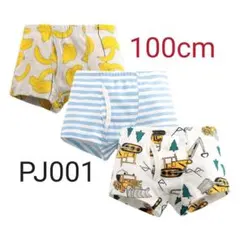 新品３枚組綿100％PJ001子供ショ－ツ　パンツ　男の子　キッズ下着　恐竜