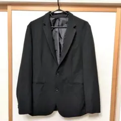 nano universe 黒系 テーラードジャケット 2ボタン　サイズ　L