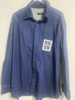 は*み様 RAF SIMONS AW18/19 Denim Shirt Grey - メルカリ