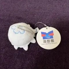 《新品タグ付》 海遊館 限定 くらげ ミズクラゲ　キーホルダー ぬいぐるみのサムネイル