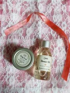 【新品未使用】SABON パチュリラベンダーバニラシャワーオイルスクラブセット