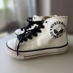 【18cm】HYSTERIC MINI ハイカットスニーカー ホワイトのサムネイル