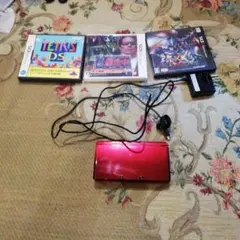 任天堂3DSマイク故障品(マイク付きイヤホンで改良済み)ソフト数本付き☺️