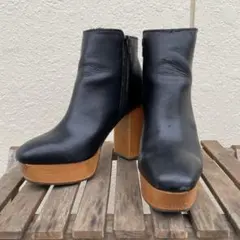 R&E 厚底　ショートブーツ　Lサイズ