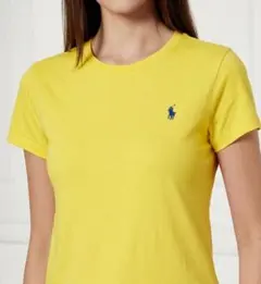 【ほぼ未使用】ポロラルフローレン　Tシャツ　ショートスリーブカットソー　イエロー