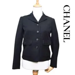 【極美品】シャネル CHANEL 08A ジャケット 長袖 ブラック 36のサムネイル