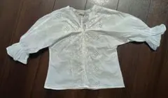 専用　プティマイン 120 ホワイト 刺繍 レース ナチュラル