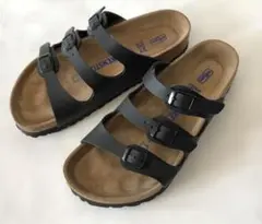 未使用級】BIRKENSTOCK Papillio アリゾナ 厚底サンダル 黒 - メルカリ