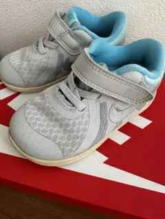 Nike スニーカー 7C グレー/ブルー　13