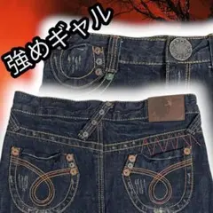 y2k 森ガール 平成ギャル 強めギャル ウエスタン グランジ デニムスカートのサムネイル
