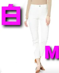 M白 1枚 ベルトループ 飾りボタンありGUNZE新品グンゼパンツ