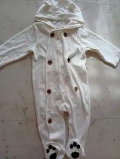 【美品】gapフード付きロンパース 80サイズ