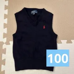 ベスト 100 80 90 ラルフローレン ポロ　紺　卒園式　入園式　おしゃれ