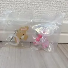 ゆるっとめじるしアクセサリー サンリオキャラクターズ くろうさ　ぼんぼんりぼん