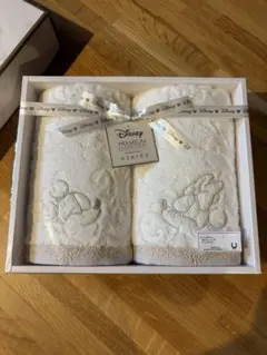 【外箱有】【新品未使用】UCHINO ディズニープレミアムフェイスタオルセット