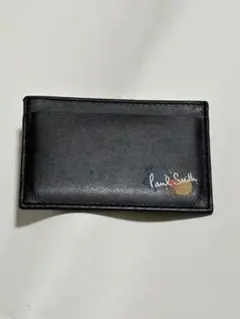 Paul Smith 名刺入れ 黒 レザー Made in Italy