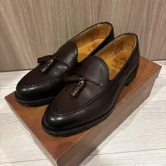 Berwick タッセル ローファー 4340 ダークブラウン