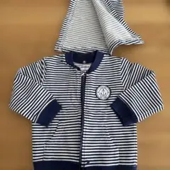kidsRus ストライプ フード付きアウター 90