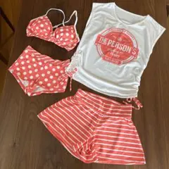 パーソンズ　水着　4点セット　Sサイズ　160