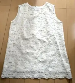ホワイトレースノースリーブチュニックのサムネイル