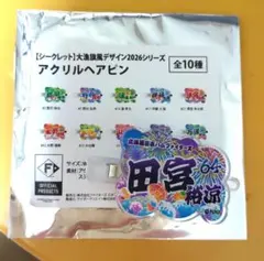 田宮裕涼 アクリルヘアピン 北海道日本ハムファイターズ