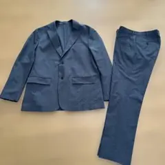 ユニクロ　感動ジャケット　パンツセット グレー