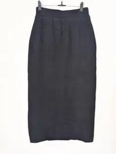 GLOBAL WORKブラックスリットタイトスカートM