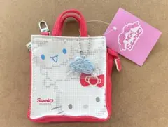 ★ショップバッグ風ポーチC Mini Sanrioサンリオ キティ シナモロールのサムネイル